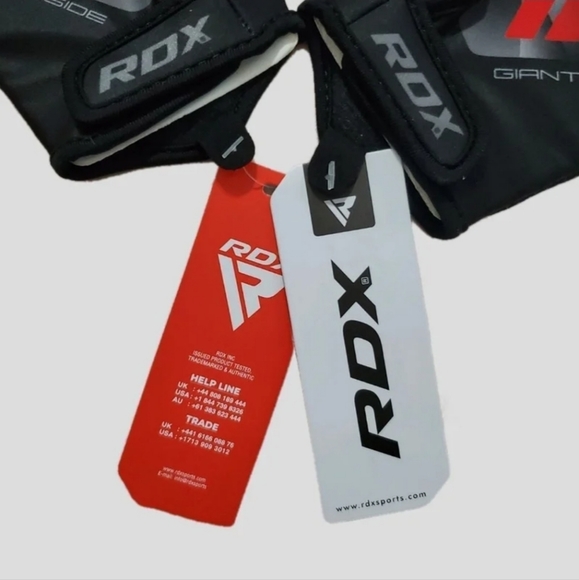 New With Tags! RDX Weightlifting Gym Gloves!  Size Med. - Picture 8 of 10